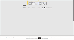 Desktop Screenshot of lichtundfokus.com